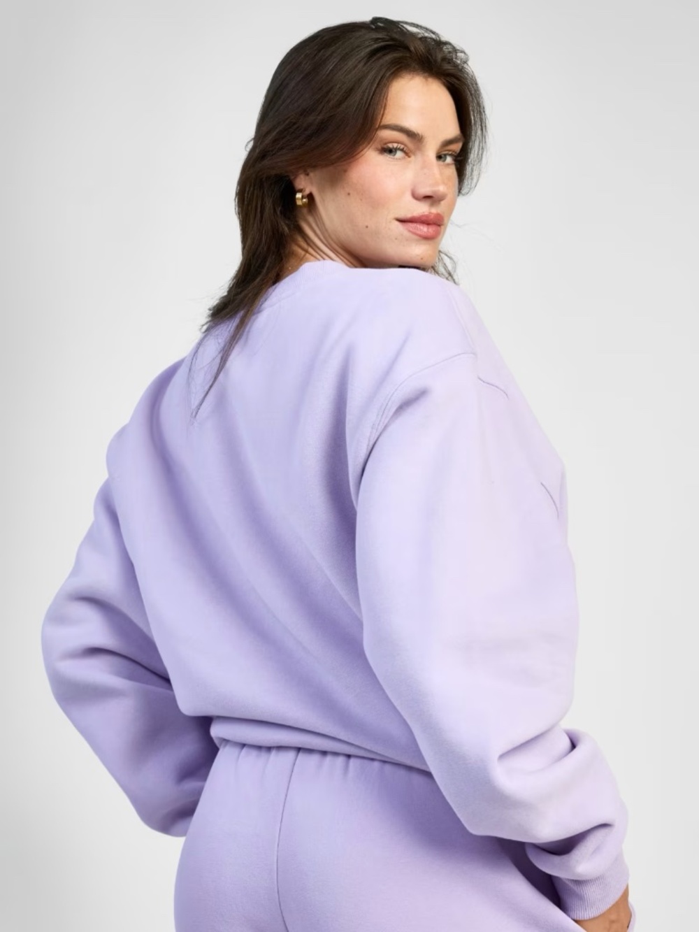 Comfrt Pastel Lavender Crewneck Sweatshirt Size XS - Picture 4 of 4